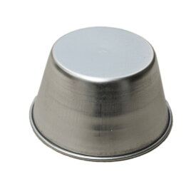 約120cc プリン型 プリンカップ No.6 アルミ 内寸75（50）×高40mm | 空焼き 不要 ※比重用としてのご利用はおすすめいたしません