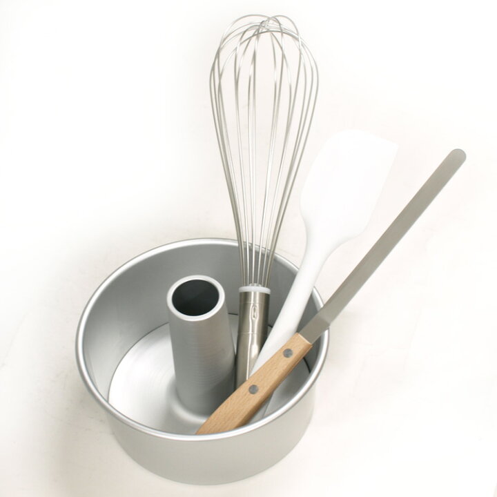 楽天市場 お菓子作り キット 4点セット 基本の アルミ シフォンケーキ型 手作りキット 17cm シフォン型 シリコン ゴムベラ ホイッパー 馬嶋屋菓子道具店 楽天市場 お菓子作り キット 4点セット 基本の アルミ シフォンケーキ型 手作りキット 17cm シフォン型 シリコン ゴムベラ ホイッパー 馬嶋屋菓子道具店