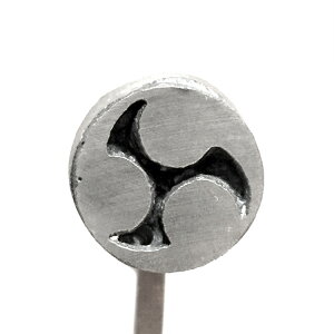 焼印 No117 三つ巴 | 焼き印 焼きごて 和菓子 まんじゅう 饅頭 どら焼き どらやき 和菓子 まんじゅう 饅頭 どら焼き どらやき