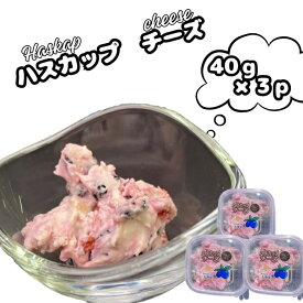 ハスカップチーズ　40g×3個セット　チーズ　ちーず　ハスカップ　はすかっぷ　りんご　リンゴ　お菓子　トッピング　おつまみ　冷凍　食べきりサイズ