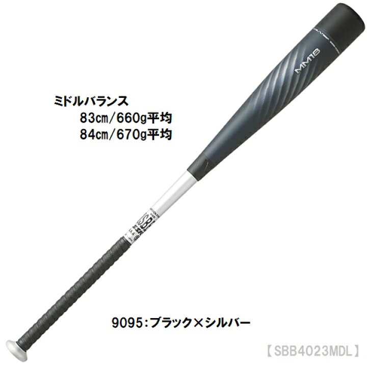 楽天市場】SSK エスエスケイ 軟式野球 一般軟式用バット MM18 ミドル 