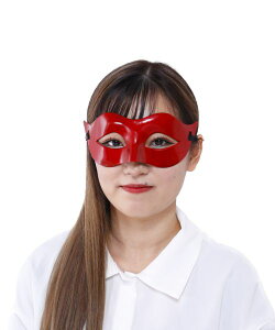ベネチアンマスク ダークレッド 赤 簡易仮装 カラーバリエーション 仮面 お面 コスプレ ハロウィン ハロウィーン halloween 復活祭