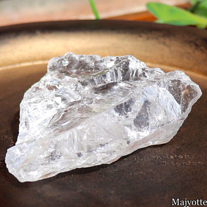 楽天市場】ブラジル産 水晶 手のひらサイズ 【69mm×68mm×24mm 88.7g 