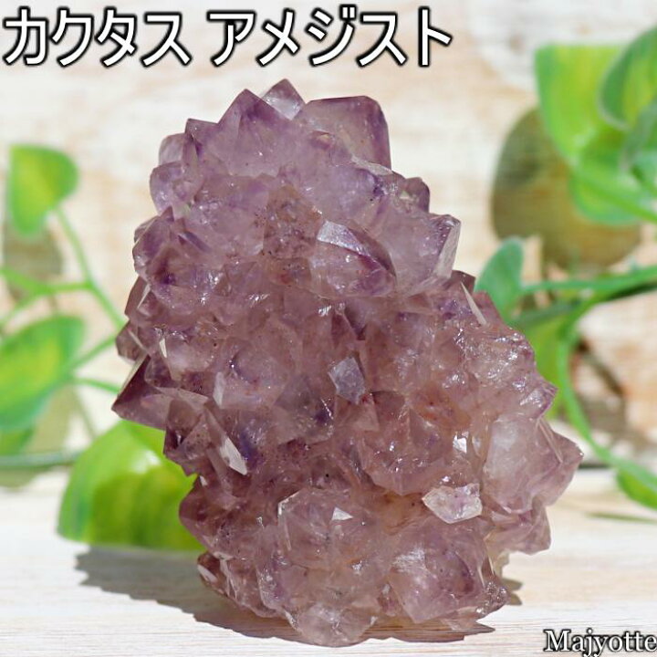 楽天市場】カクタスアメジスト スピリット インド産 【45mm×63mm×71mm 