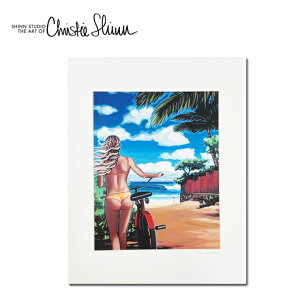 NXeBV A[gvg BEACH DAY 28.0×35.5cmyChristie Shinn nC nCAA[g@nCAG G A[eBXg Cݕ eCXg@CeA A[g z