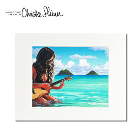 クリスティシン アートプリント ISLAND STYLE 28.0×35.5cm【Christie Shinn ハワイ ハワイアンアート　ハワイアン雑貨 絵 アーティスト 西海岸風 テイスト　インテリア アート 】