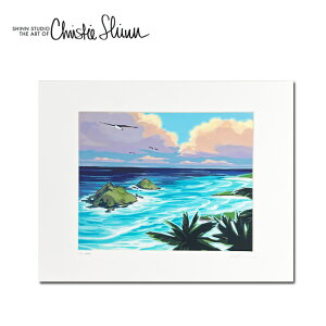 クリスティシン アートプリント THE MOKES 28.0×35.5cm【Christie Shinn ハワイ ハワイアンアート ハワイアン雑貨 絵 アーティスト 西海岸風 テイスト インテリア アート 】