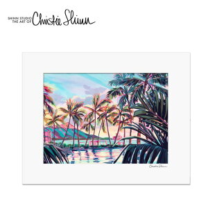 �N���X�e�B�V�� �A�[�g�v�����g SHERATON SUNSET 28.0×35.5cm�yChristie Shinn �n���C �n���C�A���A�[�g�@�n���C�A���G�� �G �A�[�e�B�X�g ���C�ݕ� �e�C�X�g�@�C���e���A �A�[�g �z