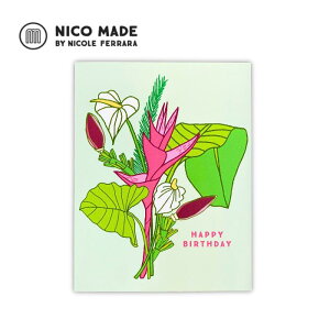 jRCh bZ[WJ[h Birthday Gabi Bouquet y yNICO MADE nC A[g O[fBOJ[h |XgJ[h 썑 nCAA[g v[g Mtg j  A a o[X