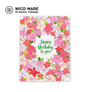 jRCh bZ[WJ[h Birthday Blooming Fields yNICO MADE nC A[g O[fBOJ[h |XgJ[h 썑 nCAA[g v[g Mtg j  A a o[Xf