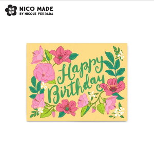 �j�R���C�h ���b�Z�[�W�J�[�h Birthday Summer Garden �yNICO MADE �n���C �A�[�g �O���[�f�B���O�J�[�h �|�X�g�J�[�h �썑 �n���C�A���A�[�g �v���[���g �M�t�g ���j�� ���� �����A �a���� �o�[�X�f