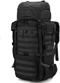 [Mardingtop] [マーディングトップ] 70L ミリタリー バックパック 大容量 登山 リュック タクティカル パック キャンプ トレッキング 旅行 防災 レインカバー付き