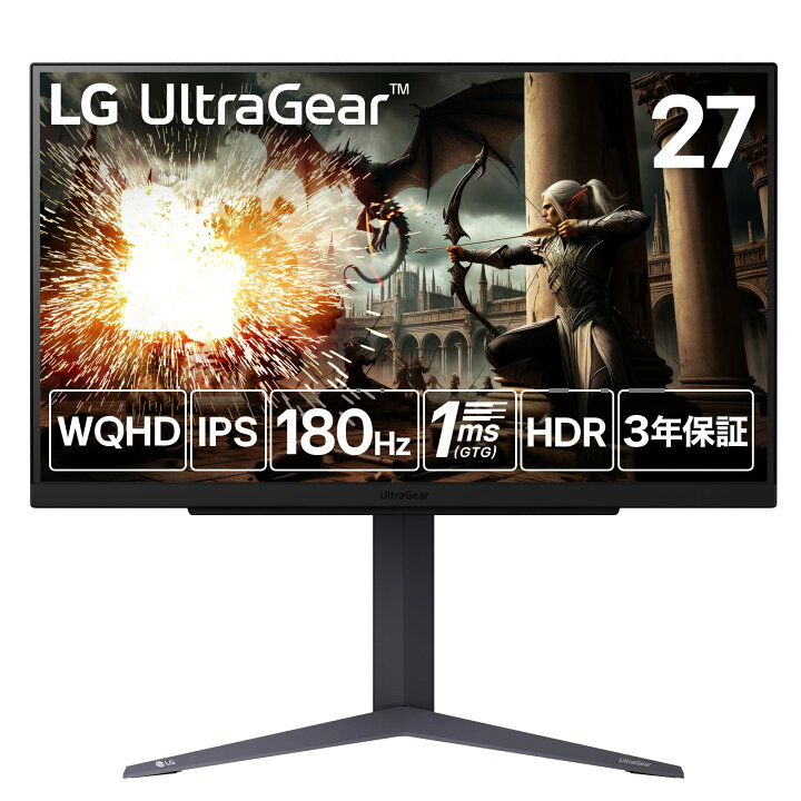 楽天市場】LG ゲーミングモニター LG UltraGear 27GS75Q-B 27.0インチ 