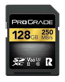 ProGrade Digital SDXC UHS-II V60 GOLD 128GB プログレードデジタル 正規輸入品【限定】