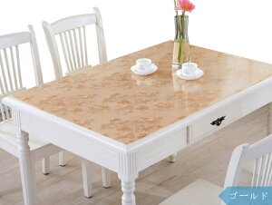 YAHUO HOMU PVC�� �e�[�u���}�b�g �e�[�u���N���X �f�X�N�}�b�g �r�j�[���}�b�g �e�[�u���J�o�[ ��` ���@�\ �h�� �ϋv �ϔM ����h�~ �S�[���h 70*120cm