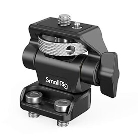 SmallRig モニターマウント（1/4インチネジ穴互換） 左右360度回転可能 前後170度調節可能-2904B