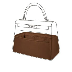 DGAZハ?ック?インハ?ックインナーバッグ 高級シルク サテン トートバッグ用 kelly25/28/32/35Bags（ゴールド、KL35）