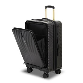 [Yuweijie] スーツケース キャリーケース フロントオープン 拡張機能付き キャリーバッグ 機内持ち込み カップホルダー付き usbポート付 エキスパンダブル機能 ストッパー付き 軽量 静音 人気 旅行 ビジネス 出張 tsaロック Lサイズ 90