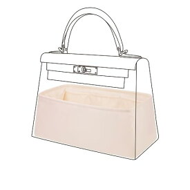 DGAZハ?ック?インハ?ックインナーバッグ 高級シルク サテン トートバッグ用 ケリーkelly25/28/32/35Bags（ クレ、KL32）