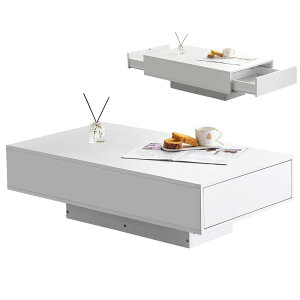 オーエスジェイ(OSJ) ローテーブル リビングテーブル 収納付き 引き出し付き 幅100×奥行き55 木製 ホワイト インテリア 高級 正規品