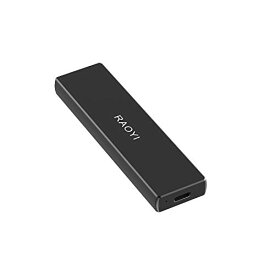RAOYI 外付けSSD 1TB USB3.2 Gen2 ポータブルSSD 転送速度1050MB/秒 Type-Cに対応 PS4/ラップトップ/X-boxに適用 超薄型・超高速 耐衝撃 防滴 黒