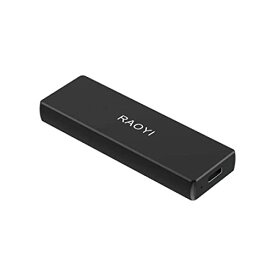 RAOYI 外付けSSD 1TB USB3.1 Gen2 ミニSSD ポータブルSSD 転送速度550MB/秒(最大) Type-Cに対応 PS4/ラップトップ/X-boxに適用 超高速 耐衝撃 防滴 黒