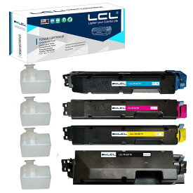 LCL Kyocera用 京セラ用 TK5271 TK-5271 TK-5271K TK-5271C TK-5271M TK-5271Y (4色セット ブラック シアン マゼンタ イエロー) 互換トナーカートリッジ 対応機種：ECOSYS P6230cdn