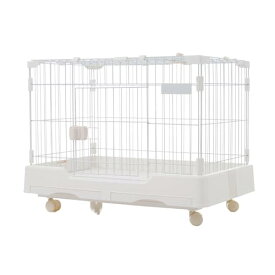 OSJ ケージ ウサギケージ 犬ケージ 猫ケージ 小動物用 室内飼い 引き出しトイレ付 掃除簡単 移動便利 キャスター付 スチール製 天井扉 脱走防止 いぬ ネコ うさぎ ハムスター 頑丈 キャット