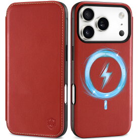 SHIELDON iPhone17Pro 対応 手帳型ケース 本革レザー 6.3インチ 5G 薄型 ワイヤレス充電 磁気充電可 カード収納 [RFIDブロッキング] マグネット内蔵 ストラップ穴付き 衝撃吸収 アイホン 17プロ対応 スマホケース 2025