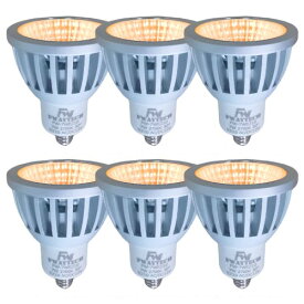 FWAYTECH LEDスポットライト EZ10 12V COB7W JR50ダイクロ型 ハロゲン電球60W?75W相当 密閉器具対応 (7W EZ10口金 30度(6個), 電球色相当(2700K))