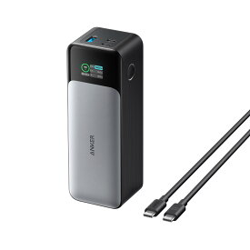 Anker 737 Power Bank (PowerCore 24000) (24000mAh / 大容量モバイルバッテリー) 【USB PD 3.1 対応/PSE技術基準適合/USB-C入力対応 / 140W出力】MacBook PD対応Windows