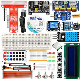 OSOYOO(オソヨー) オープンソース 初心者スターターキット for Raspberry Pi 4 3 2 Model B 用 電子工作キット (V2.0版) ラズベリーパイ IoT