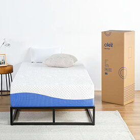 オリースリープ(Olee Sleep) スムーストップフォームマットレス ライトブルー シングル 厚さ25cm 195×97×25cm 【日本正規輸入品】