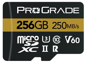 ProGrade Digital microSDXC UHS-II V60 GOLD 256GB プログレードデジタル 正規輸入品【限定】