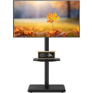 Rfiver �e���r�X�^���h �n�C�^�C�v tv�X�^���h 27~55�C���`�Ή� �Ǌ� �e���r�� VESA/��100�E400 mm/�c100�E400 mm �ؐ���� �ω׏d40 kg ���������\ ���E��]35° �Ɨp ��Зp �u���b�N