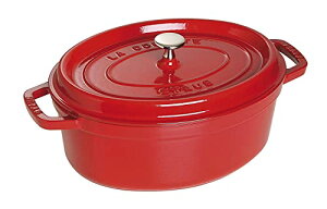 staub �X�g�E�u �u �s�R �R�R�b�g �I�[�o�� �`�F���[ 31cm �v �傫�� ���� ���� �z�[���[ �� IH�Ή� �y���{���K�̔��i�z La Cocotte Oval 40509-866