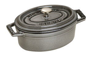 staub �X�g�E�u �u �~�j �s�R �R�R�b�g �I�[�o�� �O���[ 11cm �v ���� ���� �z�[���[ �� �y���{���K�̔��i�z La Cocotte Oval 40500-116