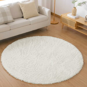 Matdeco �V���M�[���O �~�` ���a150cm �ې􂢉� �h�� ����~�ߕt �z�b�g�J�[�y�b�g�Ή� �ӂ���Ə_�炩�� �����x �I�[���V�[�Y�� ���r���O�p ���イ���� �J�[�y�b�g �k���� ���n�z���C�g �y�� 