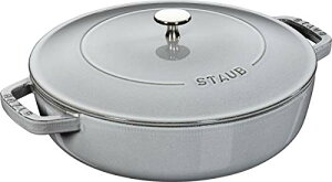 staub XgEu u uCU[ \e[p O[ 28cm v 傫   z[[  ^ Ă IHΉ y{K̔iz Braiser 40511-470