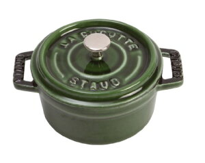 staub �X�g�E�u �u �~�j �s�R �R�R�b�g ���E���h �o�W���O���[�� 10cm �v ������ ���� �z�[���[ �� �y���{���K�̔��i�z La Cocotte Round 40509-804
