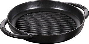staub �X�g�E�u �u �s���A�O���� ���E���h �u���b�N 22cm �v �O�����p�� ���� ���� �z�[���[ IH�Ή� �y���{���K�̔��i�z Grill & Frying Pan 40511-520