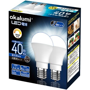 okalumi LEDd Ή E17 40W` ~jNvgE~jv`d F 6000k `d Lz 500Lm fMގ{H/Ή 2Zbg