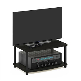 フリノ(Furinno) テレビ台 2段 ターンNチューブ エスプレッソ/ブラック 28×40×60cm 【日本正規輸入品】 13191EX/BK