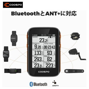 CooSpo BC200 TCNRs[^ GPS TCR ]ԃXs[h[^[ eʃobe[ 36ԘA쓮@ANT+ Bluetooth5.0 nfBCXΉ TCNOXs[hƃPCfXZT[