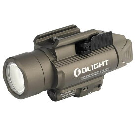 OLIGHT オーライト Baldr Pro ブラック/タン色 ウェポンライト 1350ルーメン フラッシュライト タクティカルライト 懐中電灯 グリーンレーザー付き サバゲー 自衛 CR123A電池x2 JPKF13.066 防災 最強 軍用