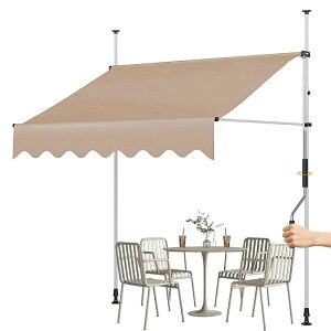 �I�[�j���O ���ς莮 �I�[�j���O�e���g �L�k�^�C�v ���悯 ������莮 �T���V�F�[�h ��2m/2.5m/3m/3.5m/4m �p�x �����̒��߂��\ �T���V�F�[�h�Ƃ��Ă��g�p�\ �ȒP�ݒu ������ �J�悯 UV�J�b