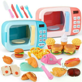 SALE！【一年保証】【2026新登場】電子レンジおもちゃ 子供キッチンプレイセット ままごと ハンバーガー ホットドッグ パン 子供用 おもちゃ キッチンままごと 男の子 女の子 子ども オモチャ おままごと 2歳 3歳 4歳 5歳 6歳 プレゼント