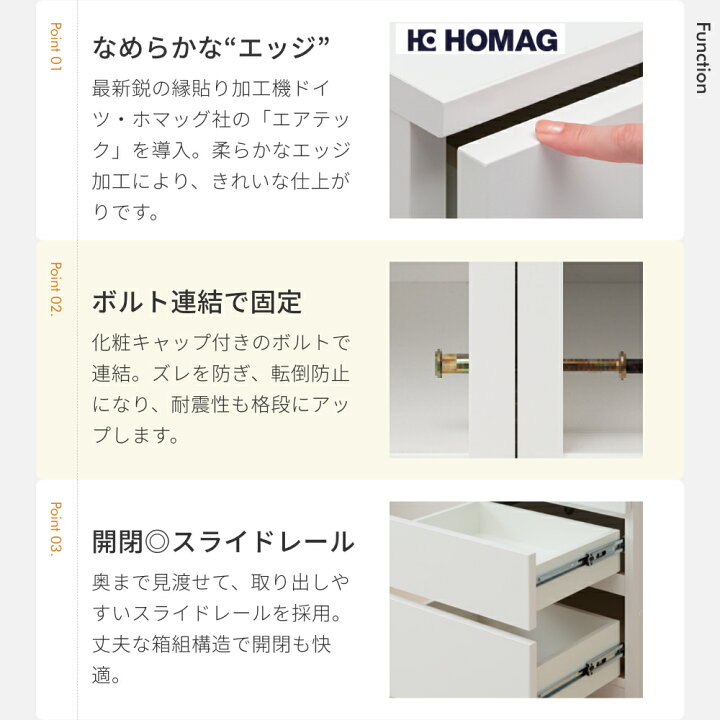 楽天市場】カウンター下収納 奥行25cm すきまくん 開き扉 幅160 奥行25 