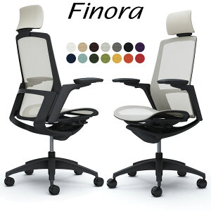 オカムラ フィノラ オフィスチェア C78AMR エクストラハイバック ボディ:ブラック 脚:ブラック 座:メッシュ パネル:ブラック 可動肘 Finora okamura_ 岡村製作所 椅子 イス チェア 国産 日本製 完成