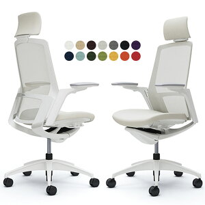 オカムラ フィノラ オフィスチェア C78CWW エクストラハイバック ボディ:ホワイト 脚:ホワイト 座:クッション パネル:ホワイト 可動肘 Finora okamura_ 岡村製作所 椅子 イス チェア 国産 日本製 完